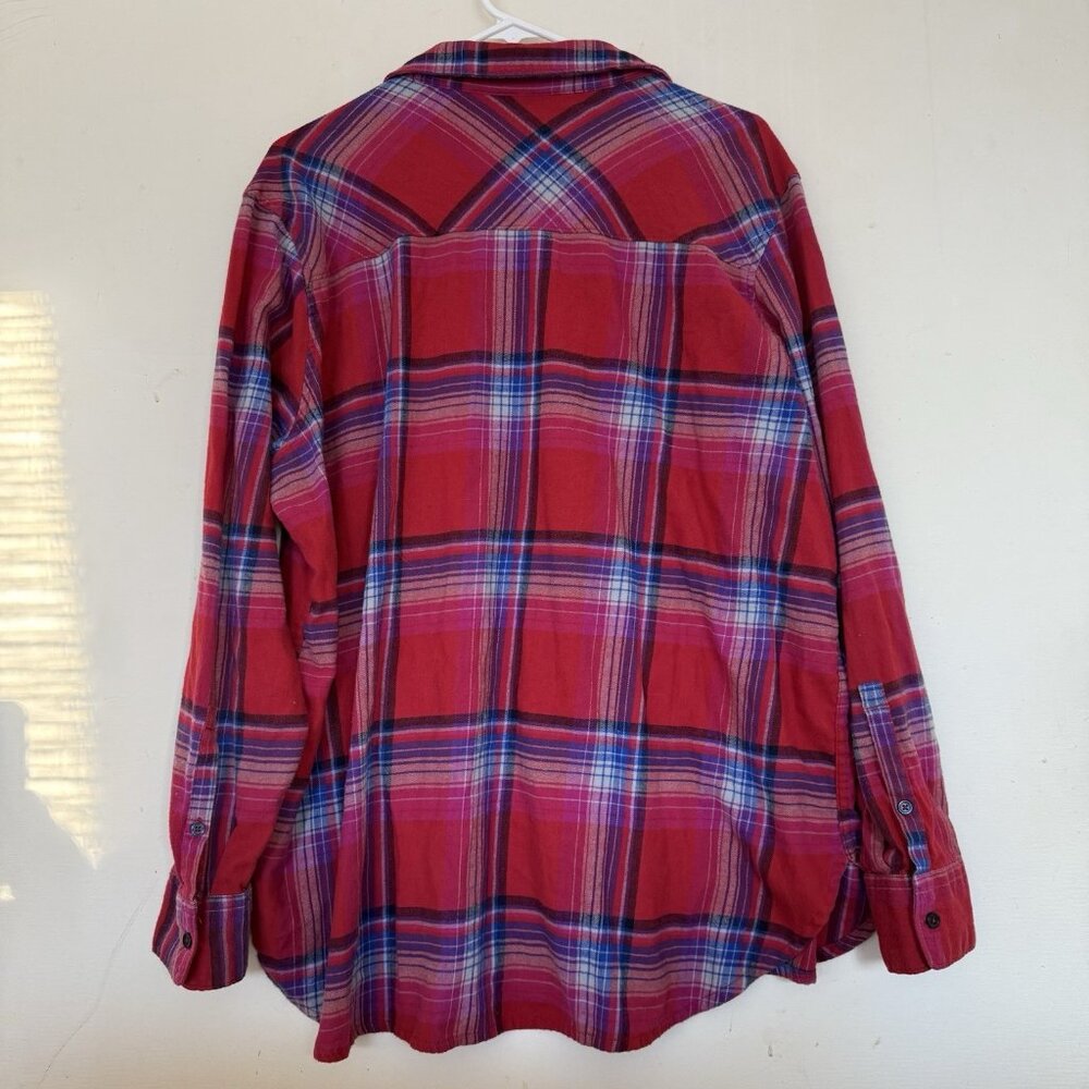 Lot of 3 Orvis Women Button Up Flannel Shirts XXL Plaid Western Cowgirl Outdoor - Picture 5 of 14